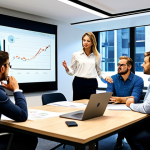 **

"A diverse team brainstorming in a modern office, collaborating on data analysis charts projected on a large screen. Everyone is fully clothed in professional attire, engaging in a business meeting, safe for work, appropriate content, perfect anatomy, natural proportions, well-formed hands, proper finger count, professional environment, family-friendly."

**
